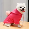 thumbnail image 1 of (S, Rosa) Sudadera con capucha para perros, abrigo de invierno para perros, ropa para mascotas, chaleco de algodón cálido para cachorros, chaqueta para perros grandes, medianos y pequeños, gatos, osit, 1 of 5