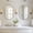 Silver, variant on Soges Oval Bathroom Mirror Cabinet Medicine Cabinet Iron Frame with 2 Adjustable Shelves, Recess or Surface Mounted Installation, 34" x 20", Silver