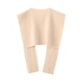 thumbnail image 3 of Yuanlong Womens Scarves Plain Ribbed Knitted Tie Square Design Scarf & Shawls Wraps Daily Commute Stylish Neck Wrap Cape, 3 of 3