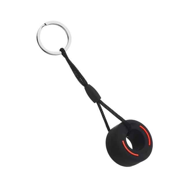 relayinert Keyring Handbag PVC Tire Pendant Keyring Bag Backpack Car Rearview Mirror Hanging Ornament red