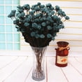 thumbnail image 4 of 15 Stems Artificial Fake Full Blooming Rose Flower Bouquet Home Office Decoration Country Style, 4 of 14