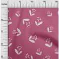 thumbnail image 2 of oneOone Cotton Flex Pink Fabric Floral Sewing Craft Projects Fabric Prints By Yard 40 Inch Wide, 2 of 4