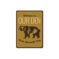 thumbnail image 2 of Bear Den Novelty Decor, Metal Wall Sign - 10x14 Inches, 2 of 4