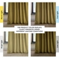 thumbnail image 3 of Half Price Drapes Peat Green Heritage Plush Velvet Room Darkening Curtains (1 Panel), 50W X 108L, 3 of 12