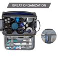 thumbnail image 2 of Neceser de viaje BAGSMART de lona, organizador Dopp Kit negro, 2 of 6