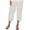 White, variant on Chbgutlmr Capri Pants for Women Casual Loose Summer Lightweight Cropped Pants High Waisted Straight Leg Plain Pants