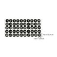 thumbnail image 2 of ELAYARD Black 1 to 50 Number Stickers Paper Self-Adhesive for Organizing, 2 of 8