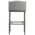 thumbnail image 4 of Hillsdale Dillon 35.25" Metal Transitional Counter Stool in Silver/ Light Gray, 4 of 5