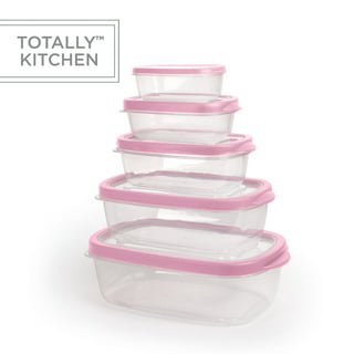 Glotoch Pink Meal /Food Prep Containers Reusable,38OZ 1or2 Compartment To  Go Containers, Double Use as Divided Plastic with Lids for Lunch
