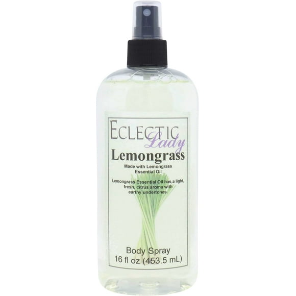 Spray corporal Eclectic Lady, aceite esencial de limoncillo, 500 ml
