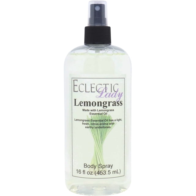 Spray corporal Eclectic Lady, aceite esencial de limoncillo, 500 ml