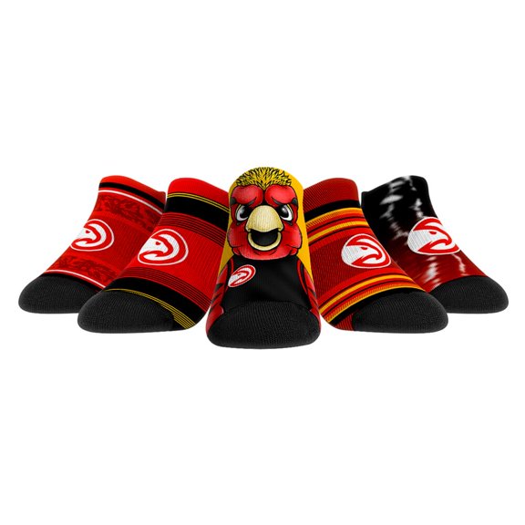 Rock Em Socks Atlanta Hawks Youth Super Fan 5-Pack Low-Cut Socks