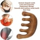 thumbnail image 3 of Peine Head Gua Sha portátil ergonómico con dientes anchos para aliviar el estrés peine para raspar de sándalo verde para el cuello y la espalda para viajar ANGGREK Otros, 3 of 8
