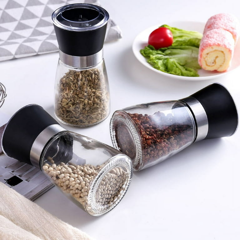 1pcs Refillable Salt Grinder/pepper Grinder/shaker/ Dispenser-  Multi-function Pepper Mill - Spice Grinder - Salt And Pepper Shakers -  Sleek, Sophistic
