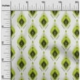 thumbnail image 2 of oneOone Cotton Silk Light Green Fabric Ikat Sewing Material Print Fabric By The Yard 42 Inch Wide, 2 of 6
