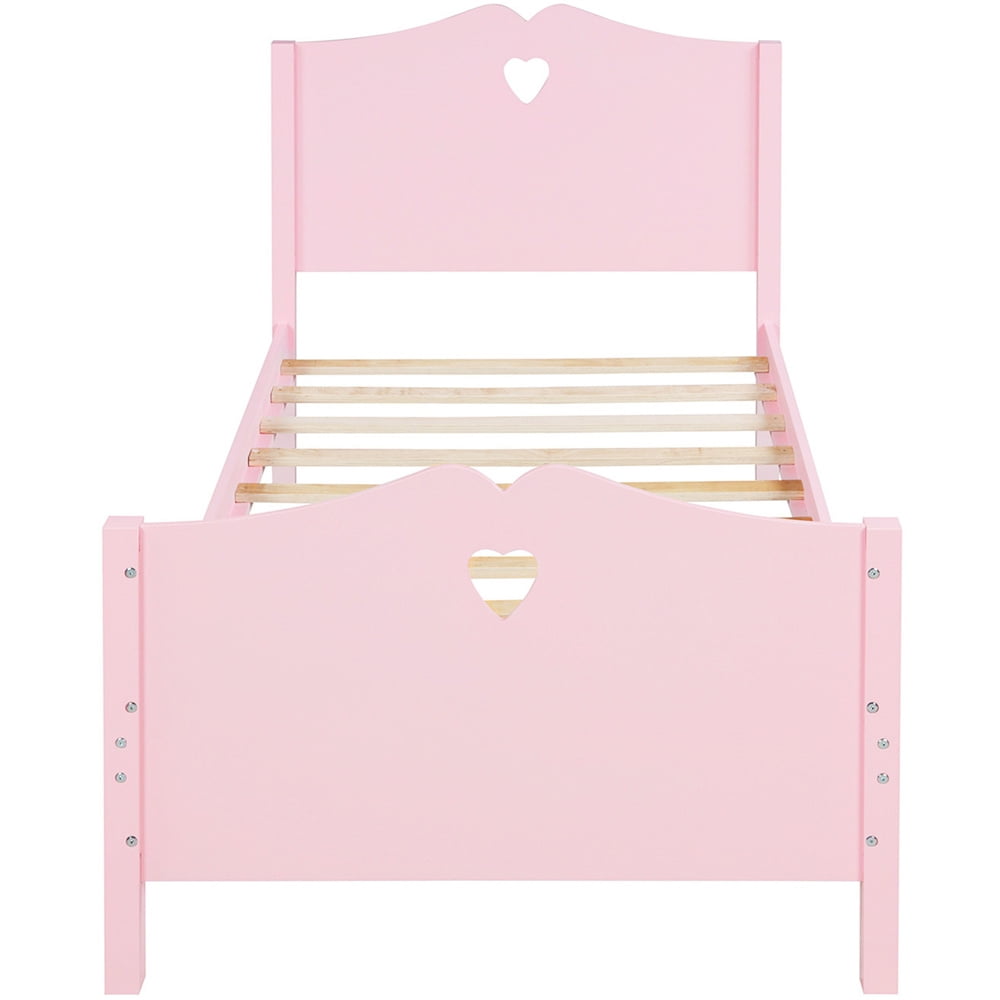 Platform Bed Frame, Twin Size Bed Frame, Wood Mattress Foundation