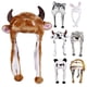 thumbnail image 4 of Gorro de peluche de animales para niños, niñas, mujeres, hombres, disfraz de fiesta de Halloween, gorros, 4 of 5