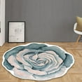 thumbnail image 4 of Bovemsi Clearance Heat Transfer 3D Shaped Flower Floor Mat Sofa Bedroom Living Room Carpet, 4 of 4