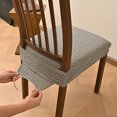 thumbnail image 2 of Chair Covers with Elastic Straps Jacquard Stretch Dining Chair Slipcovers Decorative Seat Protector, 2 of 10