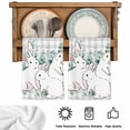 thumbnail image 5 of Easter Bunny Kitchen Towels Set of 4, Eucalyptus Leaves Rabbits Country Grey Plaid Absorbent Dish Towels for Kitchen, Microfiber Hand Towel, Quick Drying Tea Towel for Cleaning Decorative Dishcloths, 5 of 7