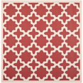 thumbnail image 1 of Safavieh Courtyard Red Indoor Outdoor Rug - Square 4', 1 of 5