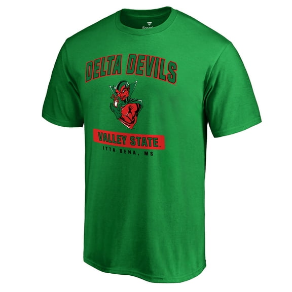 Men's Kelly Green Mississippi Valley State Delta Devils Campus Icon T-Shirt
