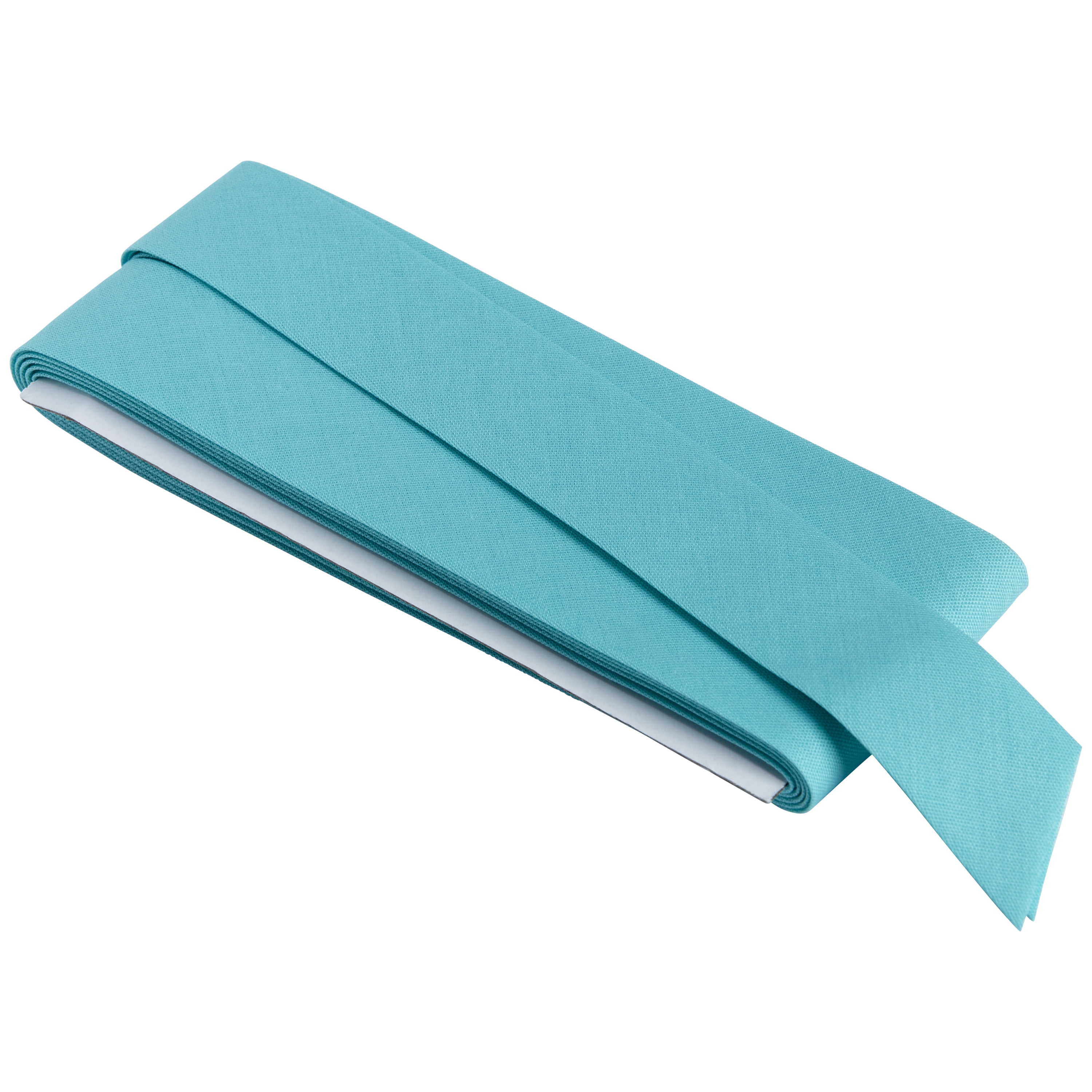 (2 pack) Wrights 7/8" Aqua Blue Quilt Binding, 3 yd Polyester Blend Sewing Trim