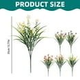 thumbnail image 3 of Artificial Oncidium Flowers Outdoor Plastic Plants for Hanging Planter Home Garden Wedding Farmhouse Decor Fake Faux Flowers UV Resistant Outside Hanging Basket Decor No Maintenance, 3 of 4