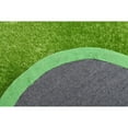 thumbnail image 3 of MDA Home Hearts Green Hand Woven Polyester Shag Area Rug - 24" Heart, 3 of 5