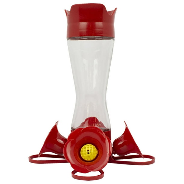 New PerkyPet 203CPBN PinchWaist Glass Hummingbird Feeder, 4Port, 8