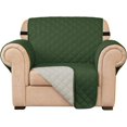 thumbnail image 1 of CHOK 2024 1-Piece Reversible Sofa Cover Quilted Slipcover (Sofa  Gray), 1 of 6