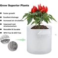 thumbnail image 5 of Macetas de tela para plantas, bolsas de tela para plantar, bolsas para plantar, cultiva tu jardín en cualquier lugar con bolsas de plantación portátiles, 5 unidades, 5 of 5