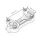 thumbnail image 3 of Elevador de manillar de motocicleta, adaptador de elevación, código apto para Benelli 502C/502X/TRK502/752S, 3 of 5