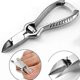 thumbnail image 3 of Pinza para cutículas de uñas con punta de acero, pinza, alicates para la piel, herramienta empujadora, tijeras para cutículas (plata) Botao, 3 of 5