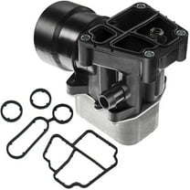 A-Premium Oil Filter Housing Compatible with Audi A3 A4 Seat Altea Ibiza Skoda Fabia Volkswagen Caddy Polo Amarok 2004-2018 l4 1.6L l4 2.0L