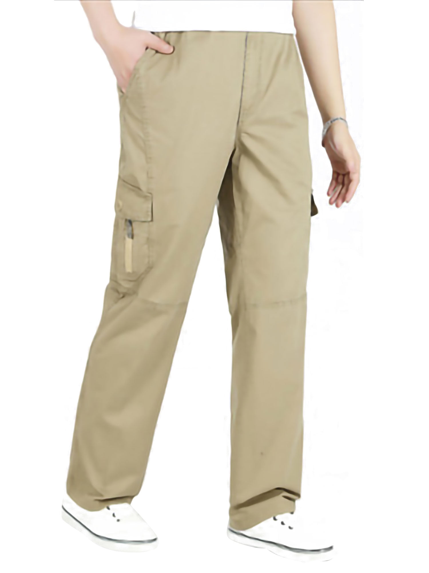 straight leg joggers with pockets