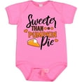 thumbnail image 3 of Inktastic Thanksgiving Sweeter Than Pumpkin Pie Boys or Girls Baby Bodysuit, 3 of 5