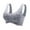 Grey, variant on Bras for Older Women No Steel Ring Gathering Sleep Latex Traceless Back Heart Bar Breathable Comfortable Support Green XXL