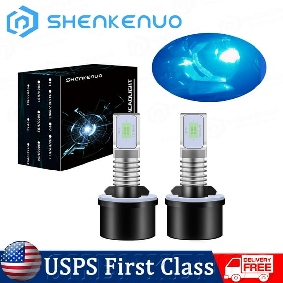 880 LED Fog Light For Chevrolet Silverado 1500 2500HD 3500 2001-2002 Blue Blubs 2pcs
