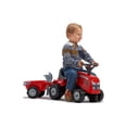 thumbnail image 3 of Falk FA241C Massey Ferguson Ride-On & Push-Along Tractor with Trailer & Tools for 1 Year Kids, Red, 3 of 3