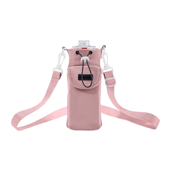 LanSuare Insulated Crossbody Water Bottle Bag, Slanted Design for Hydration, Leakproof Outdoor Hiking Pack for Cycling, Camping, Sports Events