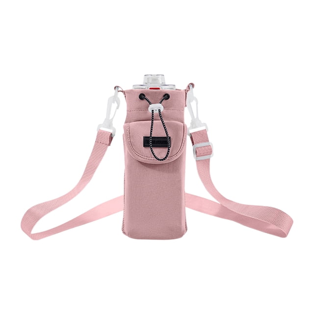 Botella de Agua Almacenamiento Tapa de Taza Aislada Viaje Bolsa de Botella de Agua de una Pieza, Bolsa de Almacenamiento Inclinada de Botella de Agua de Teléfono Móvil Portátil Al Aire Libre