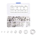thumbnail image 2 of MasteelfCA 360 Pcs Rondelles en Acier Inoxydable M2.5 M5 M8 M10 Verrouillage Fendu Rondelles à Ressort Vis Joint Assortiment Kit, 2 of 7