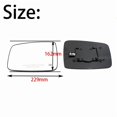 thumbnail image 4 of Left or Right Driver or Passenger Door Side Heated Wing Mirror Glass Rearview Rearview Plate for Dodge Ram 1500 2500 2010-2019 1pc Right, 4 of 6