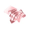 thumbnail image 2 of Silk Pillowcase – 35.8x16.1 Inch Silk Pillow Cover for Healthier Hair & Smoother Skin – Soft, Breathable and Temperature-Regulating, Pink, 2 of 4