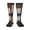 2 Black-1, variant on Women's Knee High Socks Thin Red Firefighter Line Flag Art Outdoor Casual Tube Socks