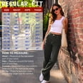 thumbnail image 7 of Dickies Womens Cargo Pants Stretchy Twill High Rise Cargo Joggers Casual & Utility Work Pants for Women, 7 of 7