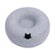 thumbnail image 2 of Cama túnel para gatos, cueva para gatos con forma de donut de fieltro para varios gatos, lavable, con cremallera, extraíble, universal para todas las Azul claro 50cm, 2 of 8