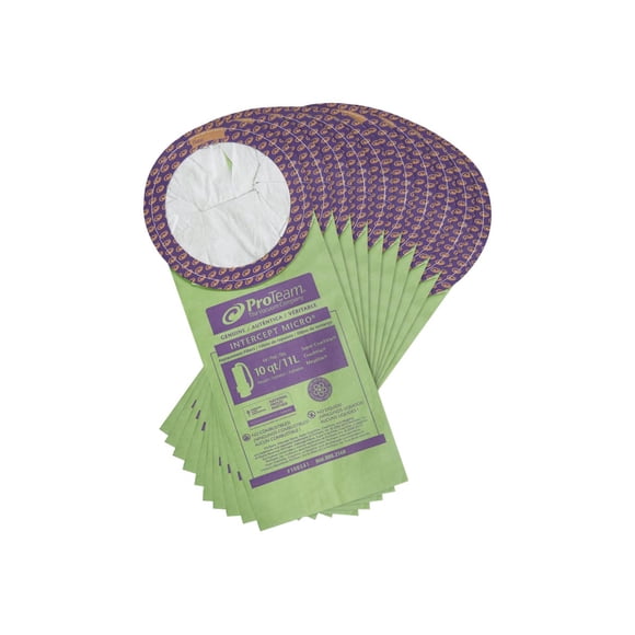 ProTeam - Filter bag - for vacuum cleaner (pack of 10) - for Super CoachVac