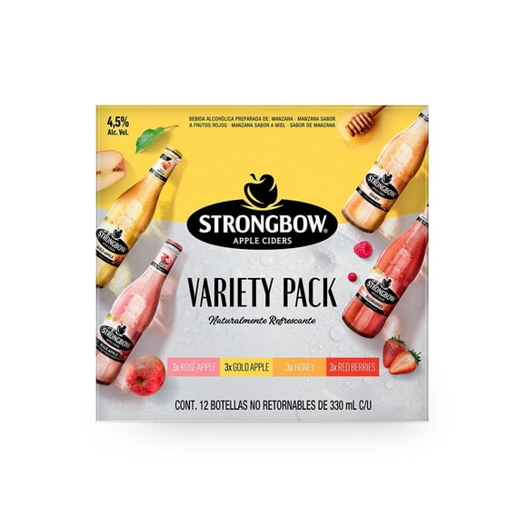 Bebida alcoholica preparada Strongbow 12 pack 355 ml c/u